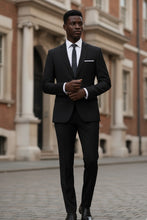 Vinci "Versafit" Black Suit (2-Piece Set)