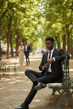 Vinci "Versafit" Black Suit (2-Piece Set)