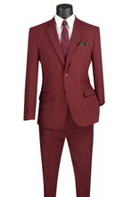 Vinci "Versafit" Burgundy Suit (2-Piece Set)
