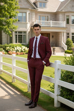 Vinci "Versafit" Burgundy Suit (2-Piece Set)