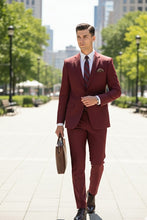 Vinci "Versafit" Burgundy Suit (2-Piece Set)