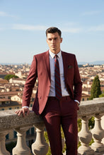 Vinci "Versafit" Burgundy Suit (2-Piece Set)