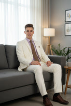 "Versafit" Ivory Suit (2-Piece Set)