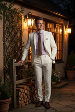 "Versafit" Ivory Suit (2-Piece Set)