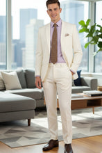 "Versafit" Ivory Suit (2-Piece Set)