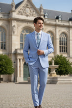Vinci "Versafit" Light Blue Suit (2-Piece Set)