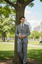 "Versafit" Medium Grey Suit (2-Piece Set)