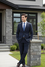 Vinci "Versafit" Navy Suit (2-Piece Set)
