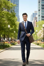 Vinci "Versafit" Navy Suit (2-Piece Set)