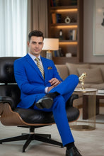 "Versafit" Royal Blue Suit (2-Piece Set)