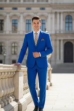 Vinci "Versafit" Royal Blue Suit (2-Piece Set)