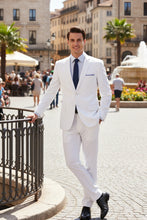 Vinci "Versafit" White Suit (2-Piece Set)