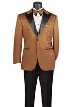 Vinci "Vineyard" Brown Tuxedo Jacket (Separates)