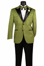 Vinci "Vineyard" Pesto Tuxedo Jacket (Separates)