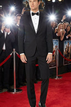 West End "Lexington" Black 1-Button Peak Tuxedo (3-Piece Set)