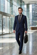 West End "Rowan" Navy 1-Button Shawl Tuxedo (2-Piece Set)