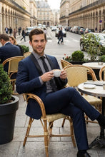 West End "Rowan" Navy 1-Button Shawl Tuxedo (2-Piece Set)