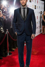 West End "Rowan" Navy 1-Button Shawl Tuxedo (2-Piece Set)