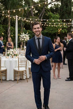 West End "Rowan" Navy 1-Button Shawl Tuxedo (2-Piece Set)