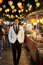 West End "Rowan" White 1-Button Shawl Tuxedo (2-Piece Set)