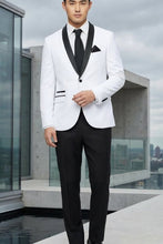 West End "Rowan" White 1-Button Shawl Tuxedo (2-Piece Set)