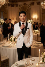 West End "Rowan" White 1-Button Shawl Tuxedo (2-Piece Set)