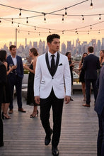 West End "Rowan" White 1-Button Shawl Tuxedo (2-Piece Set)
