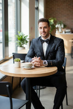 Xander Xiao "Amsterdam" Black Tuxedo Jacket (Separates)