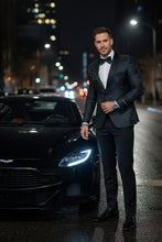 Xander Xiao "Amsterdam" Black Tuxedo Jacket (Separates)