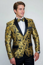 Xander Xiao "Amsterdam" Gold Tuxedo Jacket (Separates)
