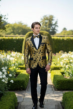 Xander Xiao "Amsterdam" Gold Tuxedo Jacket (Separates)