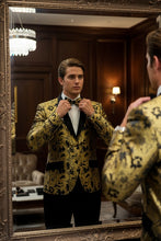 Xander Xiao "Amsterdam" Gold Tuxedo Jacket (Separates)