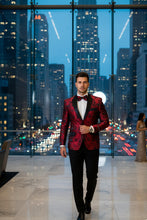 Xander Xiao "Amsterdam" Red Tuxedo Jacket (Separates)