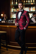 Xander Xiao "Amsterdam" Red Tuxedo Jacket (Separates)