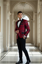 Xander Xiao "Amsterdam" Red Tuxedo Jacket (Separates)