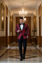 Xander Xiao "Amsterdam" Red Tuxedo Jacket (Separates)