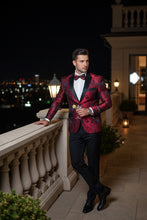 Xander Xiao "Amsterdam" Red Tuxedo Jacket (Separates)