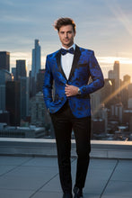Xander Xiao "Amsterdam" Royal Blue Tuxedo Jacket (Separates)