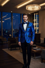 Xander Xiao "Amsterdam" Royal Blue Tuxedo Jacket (Separates)