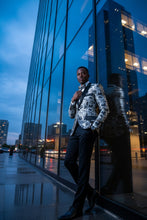 Xander Xiao "Amsterdam" Silver Tuxedo Jacket (Separates)