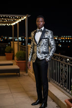 Xander Xiao "Amsterdam" Silver Tuxedo Jacket (Separates)