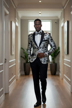 Xander Xiao "Amsterdam" Silver Tuxedo Jacket (Separates)
