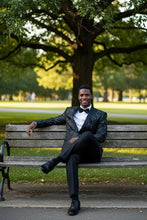 Xander Xiao "Havana" Black Tuxedo Jacket (Separates)