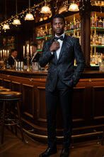 Xander Xiao "Havana" Black Tuxedo Jacket (Separates)