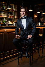 Xander Xiao "Monte Carlo" Black Tuxedo Jacket (Separates)