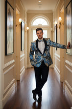 Xander Xiao "Monte Carlo" Blue Tuxedo Jacket (Separates)