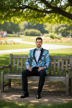 Xander Xiao "Monte Carlo" Blue Tuxedo Jacket (Separates)