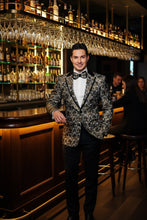 Xander Xiao "Mystic" Black & Gold Blazer Jacket (Separates)