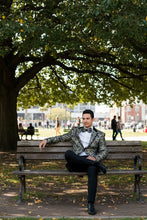 Xander Xiao "Mystic" Black & Gold Blazer Jacket (Separates)