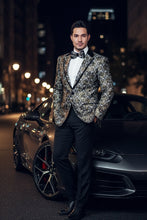 Xander Xiao "Mystic" Black & Gold Blazer Jacket (Separates)